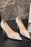 Stiletto Heel 8cm Satin Bridal Shoes