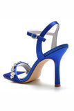 Open Toe Stiletto Heels Sandals Wedding Party Prom Heeled Shoes