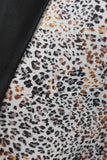 Men's Leopard Printed Notched Lapel Blazer