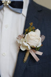 Decorative Flowers Groom Boutonniere Homecoming Corsage Wrist Corsage Wedding Decorations