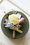 Decorative Flowers Groom Boutonniere Homecoming Corsage Wrist Corsage Wedding Decorations