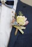 Decorative Flowers Groom Boutonniere Homecoming Corsage Wrist Corsage Wedding Decorations