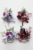 Decorative Flowers Groom Boutonniere Homecoming Wrist Corsage Wedding Decorations