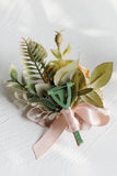 Wedding Decorations Decorative Flowers Groom Boutonniere Homecoming Wrist Corsage