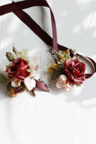 Wedding Decorations Decorative Flowers Groom Boutonniere Homecoming Wrist Corsage