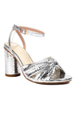 Sparkly Golden Bow Women High Heels