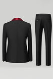 Men's White 3 Piece Shawl Lapel Silm Fit Wedding Suits