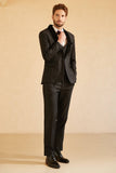 Men's Navy Shawl Lapel One Button Wedding Suits