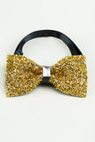 Golden Adjustable Bow Tie Formal Tuxedo Bowtie