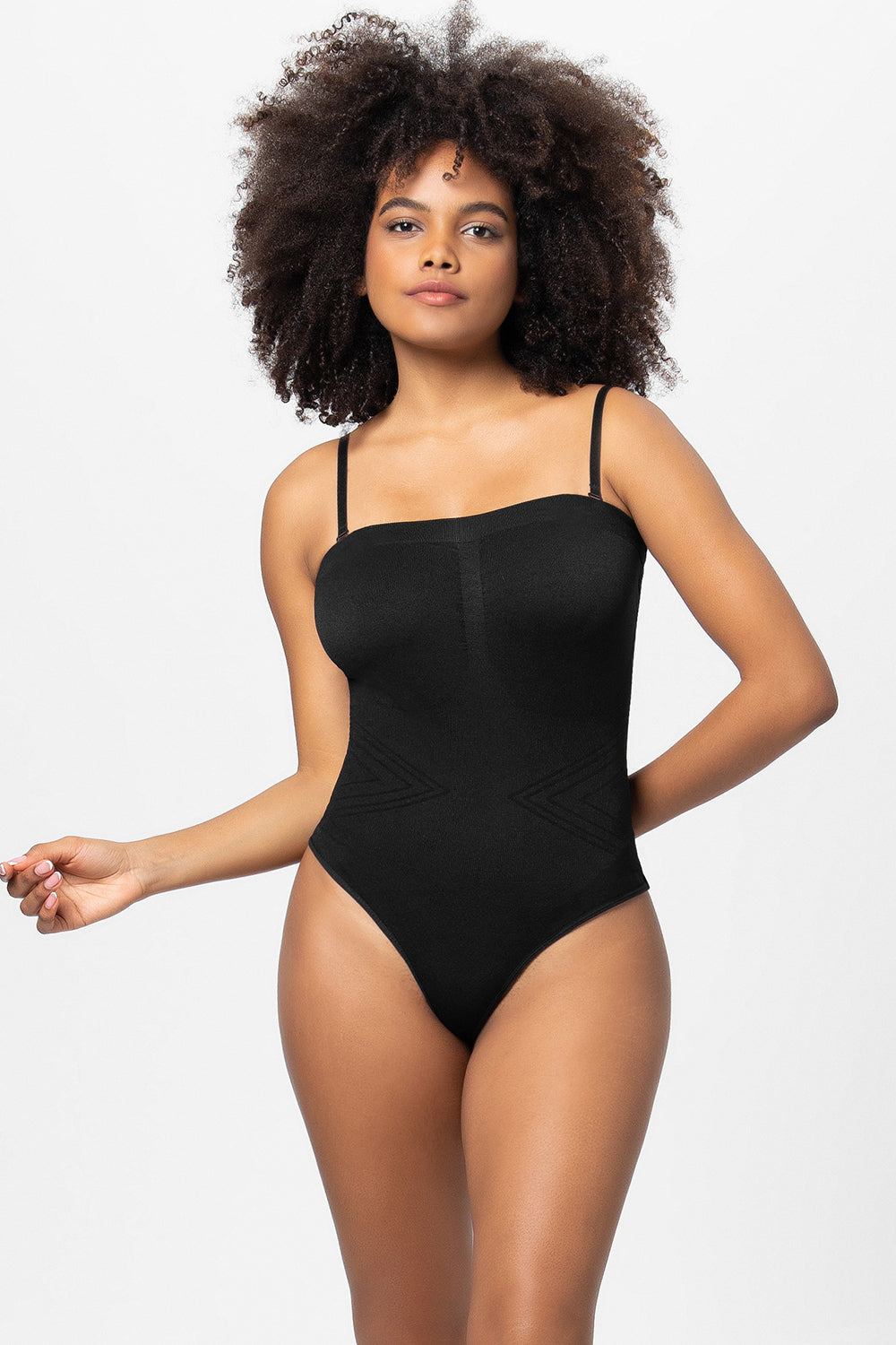 Strapless Shapewear Bodysuit For Women Tummy Control Shapewear Seamless Bodysuit  Tank Top Butt Lifter (Color : Black, Size : Small) : : Clothing,  Shoes & Accessories