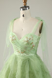 Green A Line Sweetheart Short Homecoming Dress with Appliques Sequins