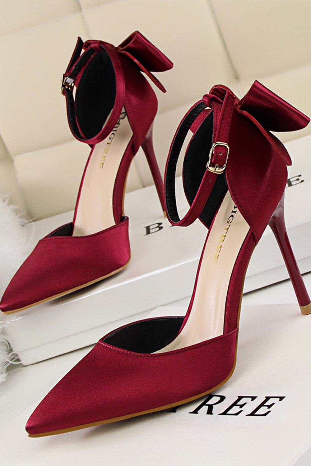 Bigtree Brand Shoes For Women Heels 2023 Ruffles High Heels