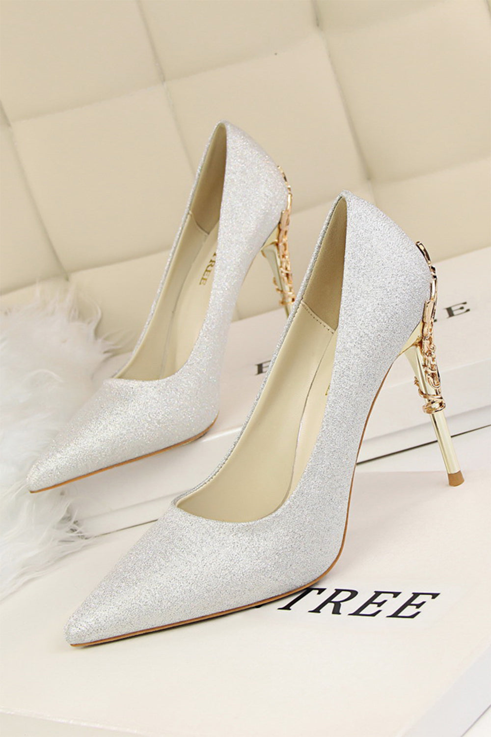 Rhinestone Zipper Feather High Heel shoes for Women | Heels, Fashion sandals,  Ankle strap high heels