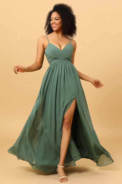 eucalyptus bridesmaid dress